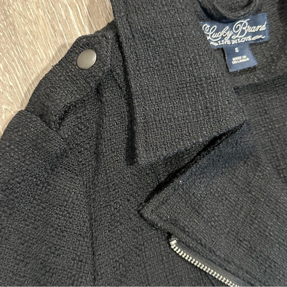 Lucky Brand black moto jacket - Picture 5 of 6